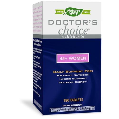 Nature's Way Doctor’s Choice Multivitamin for Women 45+, 180 Tablets