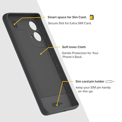Image of Outlouders Back Cover for Motorola Moto G85 5G | Full Camera Protection | TPU Soft Flexible Shockproof Bumper Case (Grey)