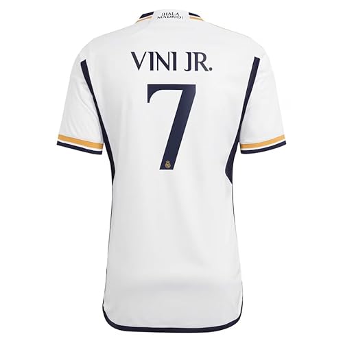 Pro Soccer Specialists Vini Jr. #7 Camiseta de fútbol local 2023/24, Blanco, Small