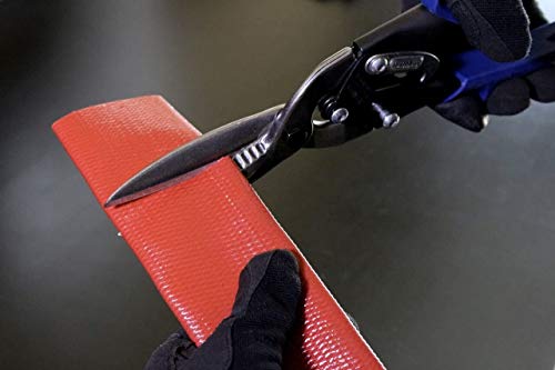 MIDWEST Deep Serration Power Cutters Aviation Snip - Straight Cut Regular Tin Cutting Shears with Forged Blade & KUSH'N-POWER Comfort Grips - MWT-6716AS - Thumbnail 3