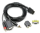 AV-Anschluss:VGA-Kabel Dreamcast VGA High-Definition-Kabel mit RCA Sound für Sega Dreamcast PAL/NTSC
