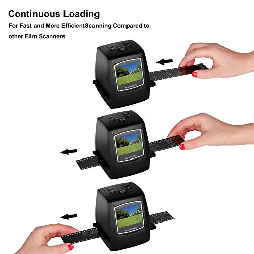 Digitnow 22Mp All-In-1 Film & Slide Scanner, Converts 35Mm 135 110 126 And Super 8 Films/Slides/Negatives To Digital Jpg Photos, Built-In 128Mb Memory, 2.4 Lcd Screen #TOP3