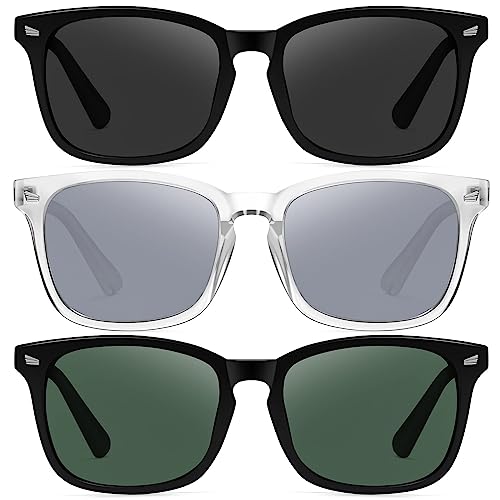 Ougenni Sunglasses Womens Trendy Classic Retro Style Polarized Sunglasses for Women and Men UV Protection