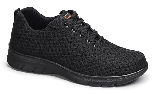 DIAN, chaussure de travail CALPE de type tennis pour personnel d'hopital, d'hôtellerie et de restauration, avec textile mesh déperlant, normée CE