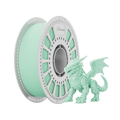 JOY FUTURE PLA Matte 3D Printer Filament, PLA Filament Neatly Wound 3D Printing Filament 1.75mm, Dimensional Accuracy +/- 0.02 mm, Fit Most FDM 3D Printers, 1kg Spool (2.2lbs) (Green)
