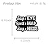 Ficsowy Say Eye Spell Map Say Ness Enamel Pins, Funny Humor Lapel Pin for Backpacks, Hats, Jackets