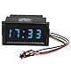 Digitaluhr Wasserdicht, Auto Digitaluhr Beleuchtet Einbau, Auto-Armaturenbrett-Digitaluhr, Wasserdicht, Staubdicht, Auto-Elektronikuhr, LED-Digitalanzeige für Auto, DC4,5–30 V (BLUE)