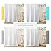 PONY DANCE Cortinas Visillos para Ventana Dormitorio 100% de Pliéster con el...