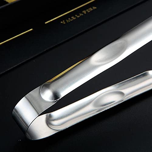 Pinzas de Cocina de 5 Pulgadas, 7 Pulgadas, 9 Pulgadas, Pinzas para Alimentos de Acero Inoxidable, Utensilios de Cocina, Pinzas para Hielo anticalor, Pinza para Pan, Pinza para repostería (Grande)