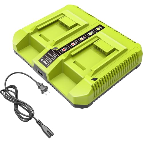 Koedsion 40v Replacement Battery Charger, Replacement for Ryobi 40v Battery Charger, Compatible with All Ryobi 40V Lithium Battery OP4015 OP4026 OP4030 OP4040 OP4050 OP4060