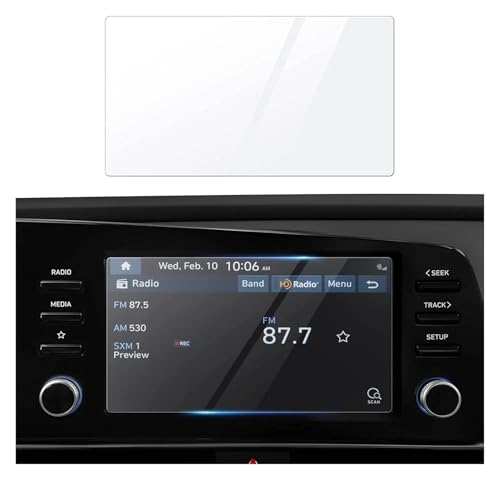 Verre trempé Hyundai Elantra 8" protection écran tactile haute résistance 9H de navigation