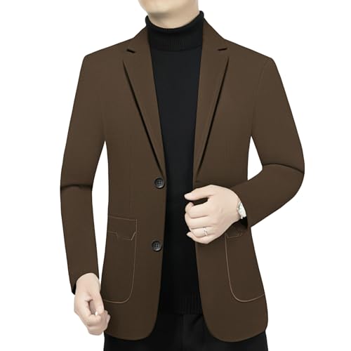 Blazer décontracté homme veste mi-saison chic pour le bureau et les sorties