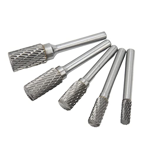 Set de Fresas Carbide Burrs 6mm Mango Doble Corte miniatura 5