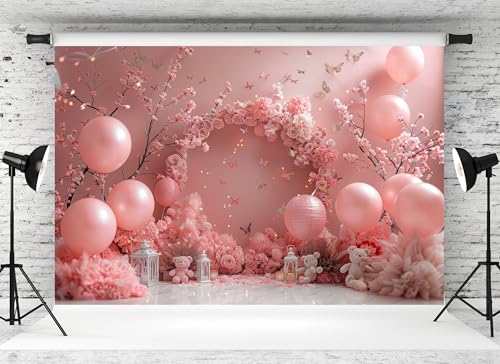 Fondo rosa 9x6 pies para fotografía y eventos miniatura 2