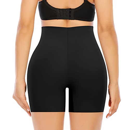 Image of Werena Seamless Slip Shorts for Women Under Dress Shaping Boyshorts Panties Tummy Control Shapewear