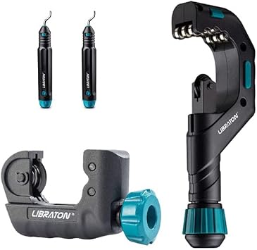 Libraton Tube Cutter, Mini Tubing Cutter, Heavy-duty Pipe Cutter with Deburring Tool for Copper Pipe, Aluminum Pipe, Thin Stainless Steel Pipe