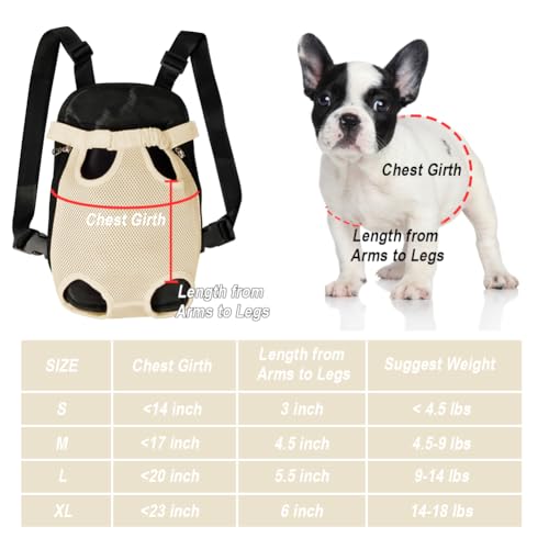 FEimaX Mochila para transporte de cães, pernas para animais de estimação, bolsa de viagem para gatos