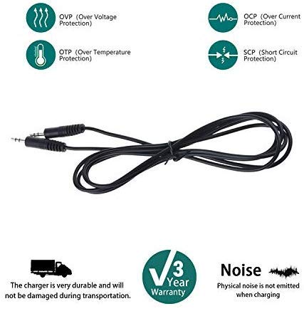 Ablegrid 6Ft 3.5Mm Aux Audio Cable Cord Lead For Brookstone Soundshield Headphone #TOP2