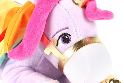 Image of Jay Franco Kids Unicorn Academy Plush Pillow Buddy - Large Ultra-Soft Stuffed Plushie & Cozy Pillow, Official Licensed Product, 13 Inches, Multi - Unicorn Academy Wildstar