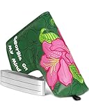 Big Teeth Golf Putter Cover Blade “Georgia On My Mind” Masters Theme Putter Cover Blade Magnetic