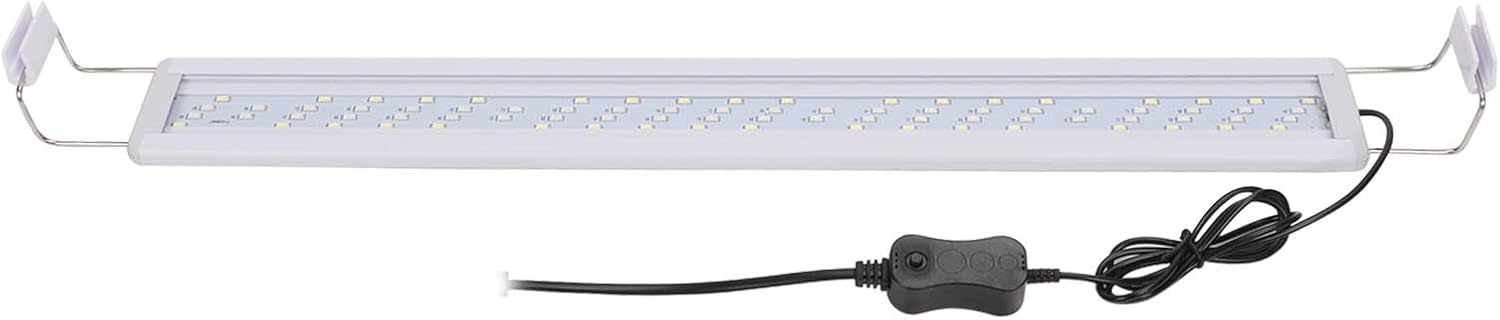 Pssopp LED Aquarium Light, Professional 4 Rows Splashproof LED Aquarium Light Eye LED Aquarium Light for Fish LED Color Changing Light