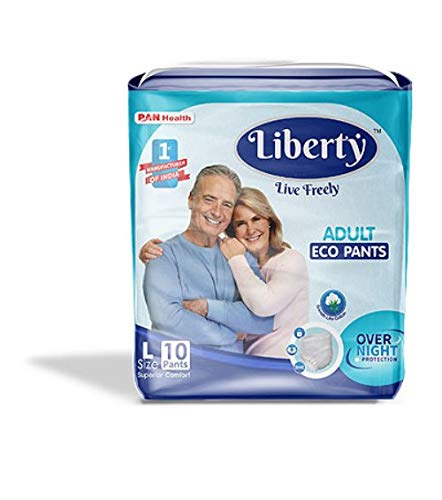 Liberty Over Night Protection Pant Style Adult Diaper L-size Pack of 1