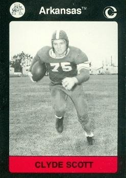 Autograph WarehouseClyde Scott Football Card (Arkansas) 1991 Collegiate Collection No.10