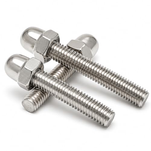Image of By VP INDUSTRIES (Combo - 10 Pcs) M5x25 mm Stainless Steel Dome Cap Screw