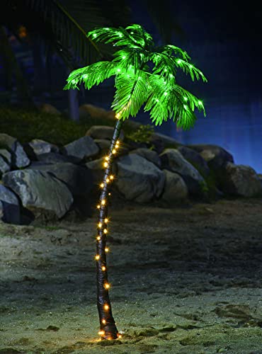 Lightshare 5Ft Artificial Lighted Palm Tree, 56Led Lights, Decoration For Home,Party, Christmas, Nativity, Outside Patio #TOP26