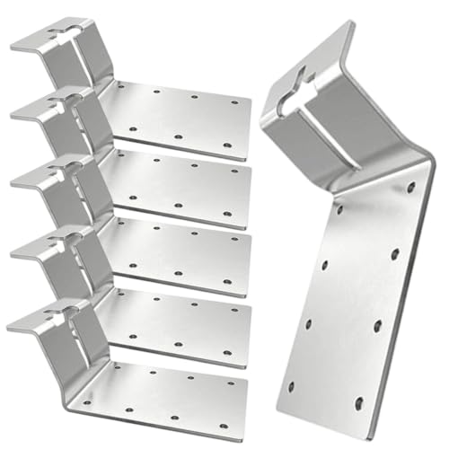 Soportes de hierro para postes ajustables multiusos para exterior 2