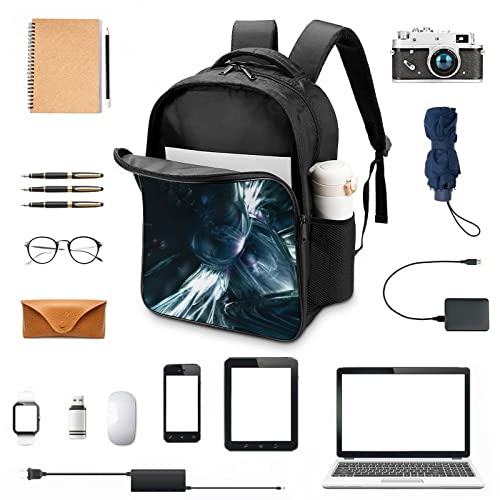 Cartable bleu mode ados et sac à dos école mixte 40cm - 3