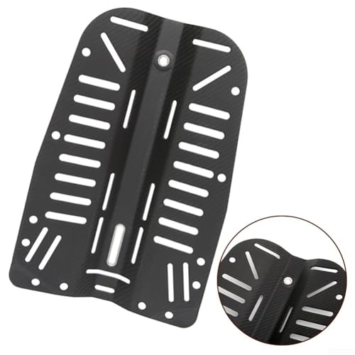 Scuba Diving Carbon Fiber Backplate for Technical and Diving, Lightweight Buoyancy Compensator System Compatible with Single Tank Setup