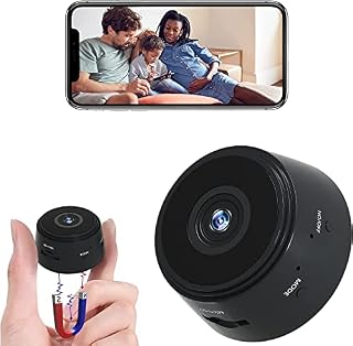 SMUK MAGNET Spy Camera Mini Hidden WiFi Camera Full HD 1080P Covert Security with Night Vision Motion Detection, Wireless Security Small Video Camera for Home Indoor Outdoor Security for Monitoring