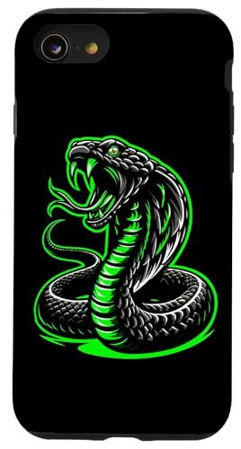 King Cobra �G���N�g���b�N�O���[�� �� ������ �X�}�z�P�[�X iPhone SE (2020) / 7 / 8 �p
