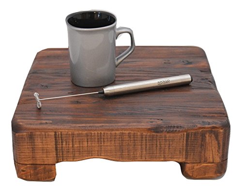 Apollo Premium Milk Frother Stainless Steel – Best Automatic Foaming Wand with User Manual – Cappuccino and Latte Milk Foamer for Gourmet Portable Espresso Coffee Frothing Device with Free Stand by Apollo Brew Supply