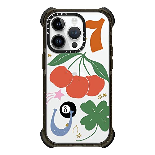 Coque iPhone 14 Pro Casetify Ultra Impact antichoc militaire Lucky