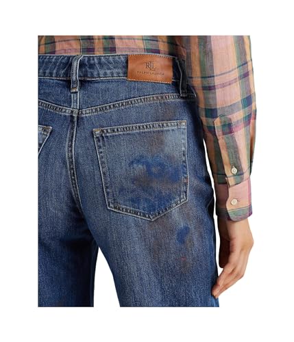 LAUREN Ralph Lauren Women's High-Rise Relaxed Cropped Jeans in Atlas Wash Atlas Wash 143