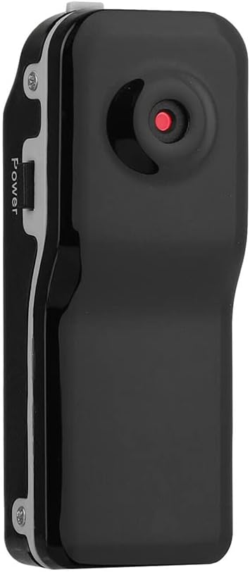 Mini DV Video Camera with Lithium Battery, Sound Control Video Recording, Memory Card Mini DV Recorder Camcorder (Black)