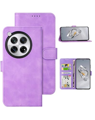 Funda tipo cartera OnePlus 12 5G ideal para viajar y ver vídeos con soporte