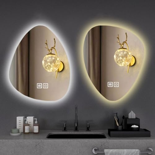Miroir intelligent lumière LED intensité variable horizontal vertical - 7