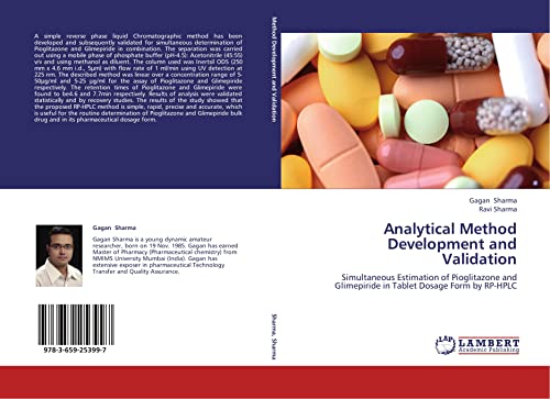 Analytical Method Development and Validation: Simultaneous Estimation of Pioglitazone and...