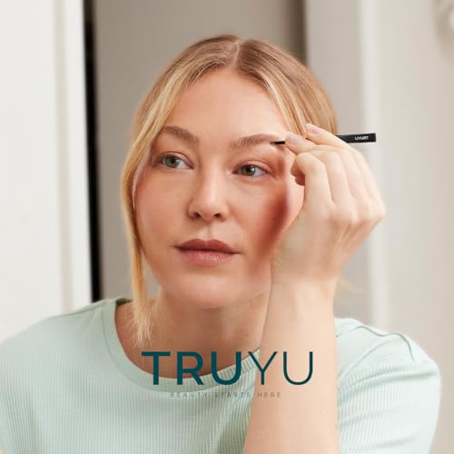 TRUYU Pinza Slant – Pinza de precisión con puntas inclinadas para cejas y vello facial – Afilada a mano - imagen 5