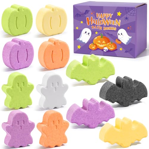 Halloween Bath Bombs - 12pcs Halloween Gifts for Kids, Kids Bath Bombs...