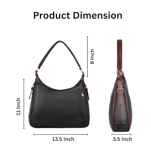 Image of Durable leather Hobo Bag for Women Branded Stylish Handbag