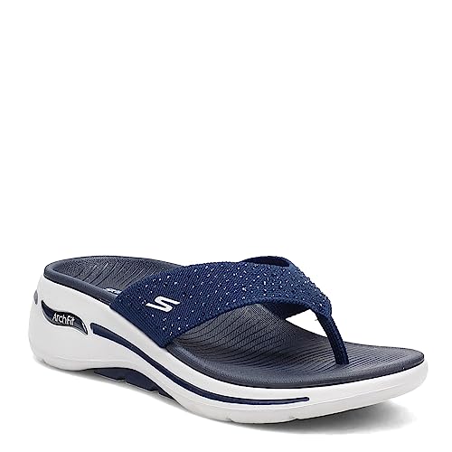 Image of Skechers Women Go Walk Arch Fit Daz Slippers