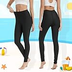 Tesuwel Womens Swim Pants Long Surf Water Swimming Leggings Sun Protection UV Leggings Rash Guard Swim Tights Fast Dry - Image 2
