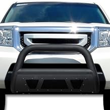7422440040041 Compatible with 2009-2015 Honda Pilot Matte Black Studded Mesh Style Bull Bar Guard with Skid Plate