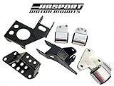 Hasport EGK5-94A EG/DC Dual Height K-Series Mount Kit (12-15 Civic Si / 09-14 TSX / 08-12 Accord Transmission & Manual AWD) – Most Extreme Race (94a) Urethane