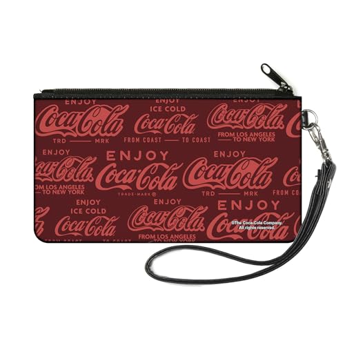 Buckle-Down Coca-Cola Canvas Zipper Wallet