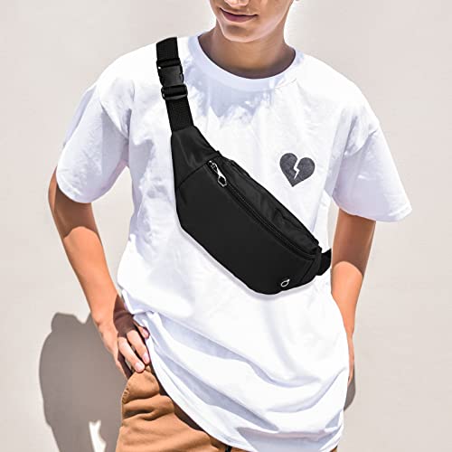 Long Keeper Waist Fanny Pack for Women Men Waterproof Bum Bag Dog Walking Running Hiking Waist Packs with Adjustable Belt for Sport Travel Outdoor - Image 3